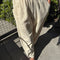 Soft Corduroy Arc Pants - Ecru