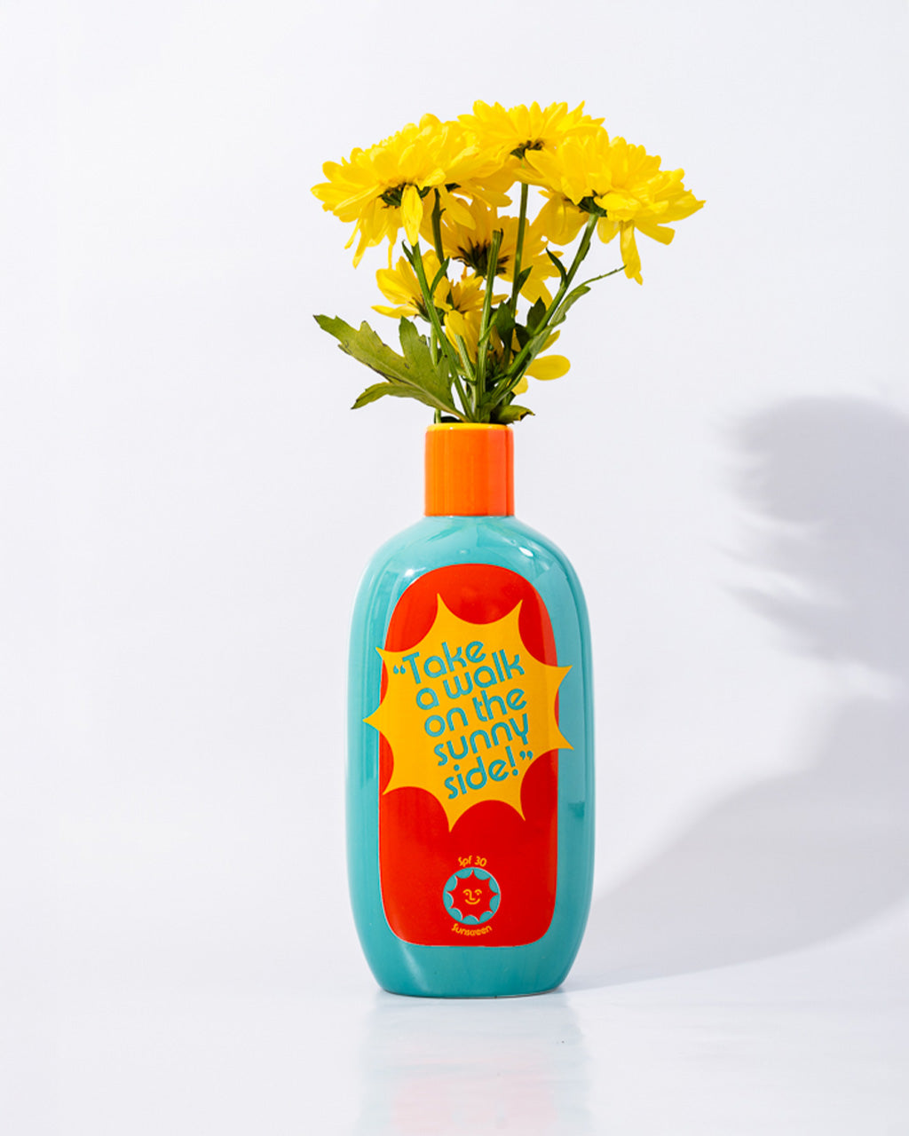 Sunblock Ceramic Vase | Decorative Flower Vase | ban.do