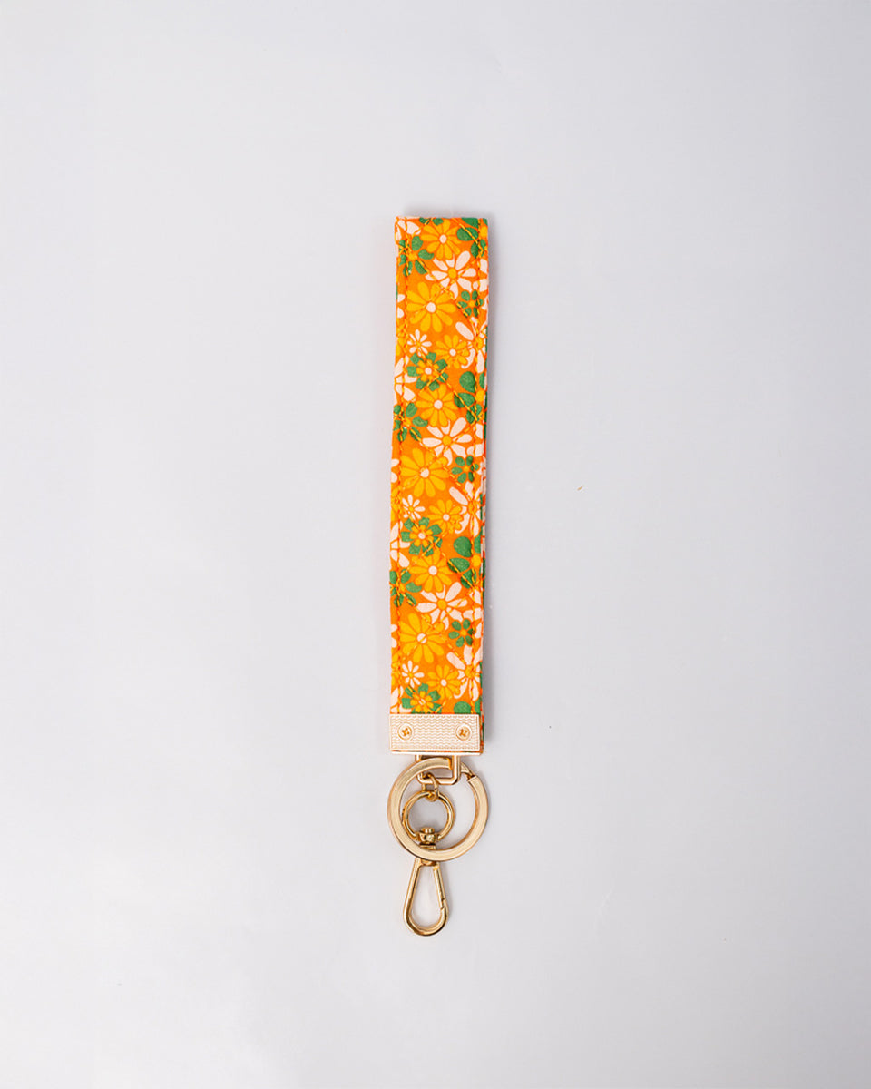 Retro Floral Wristlet Keychain | Key Holder | ban.do