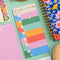 colorful weekly plan notepad