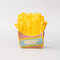 smooshed french fry shaped de-stress ball