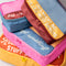 scattered 4 nylon colorful packing cube set