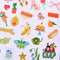 colorful sticker sheet
