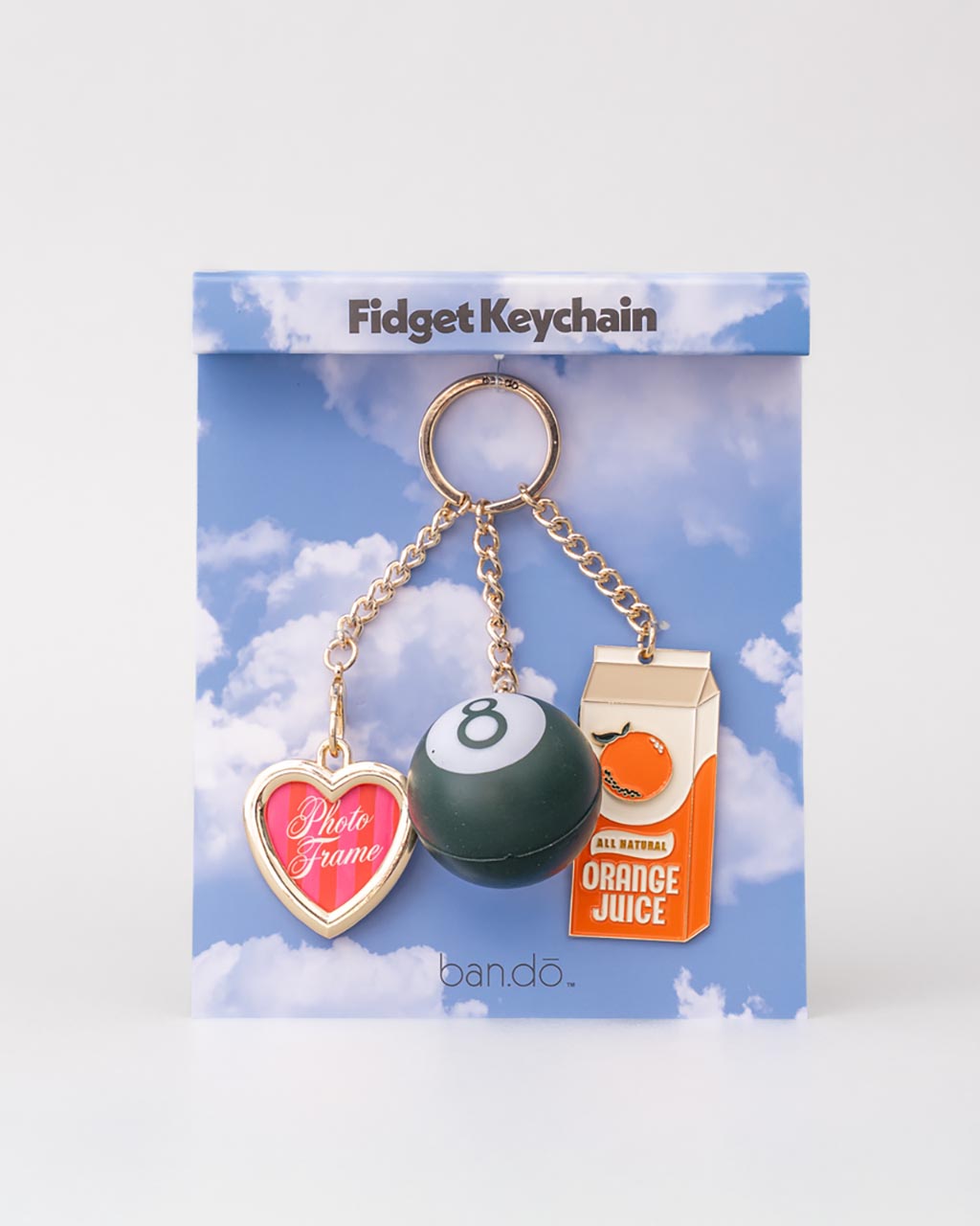 Fidget Keychain Set with Spinner & Stress Ball | ban.do