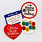 set of 4 reading themed jumbo stickers