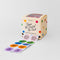 'you're the best of the best' compliment sticker roll in a box holder