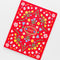 Monthly 12-Month Planner - Red Scandinavian Floral