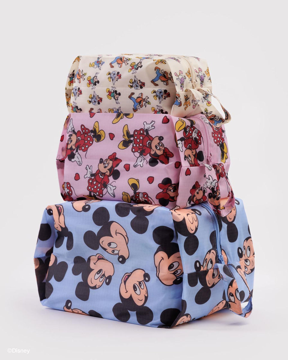 3D Zip Set Mickey & Friends 3個セット 3D Zip Set - Mickey & Friends – ban.do