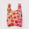 colorful baby baggu with all over strawberry blossom print