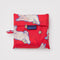 packaged red big baggu with all over bunnies print