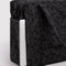 laptop sleeve of grey cloud carry on with black ditsy floral print