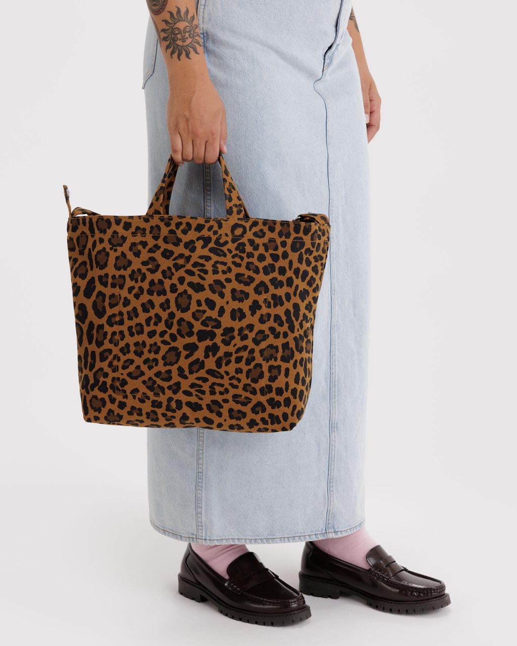 Horizontal Zip Duck Bag - Leopard – ban.do