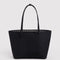 black reversible tote bag