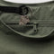 black key leash of muted olive green medium crescent bag