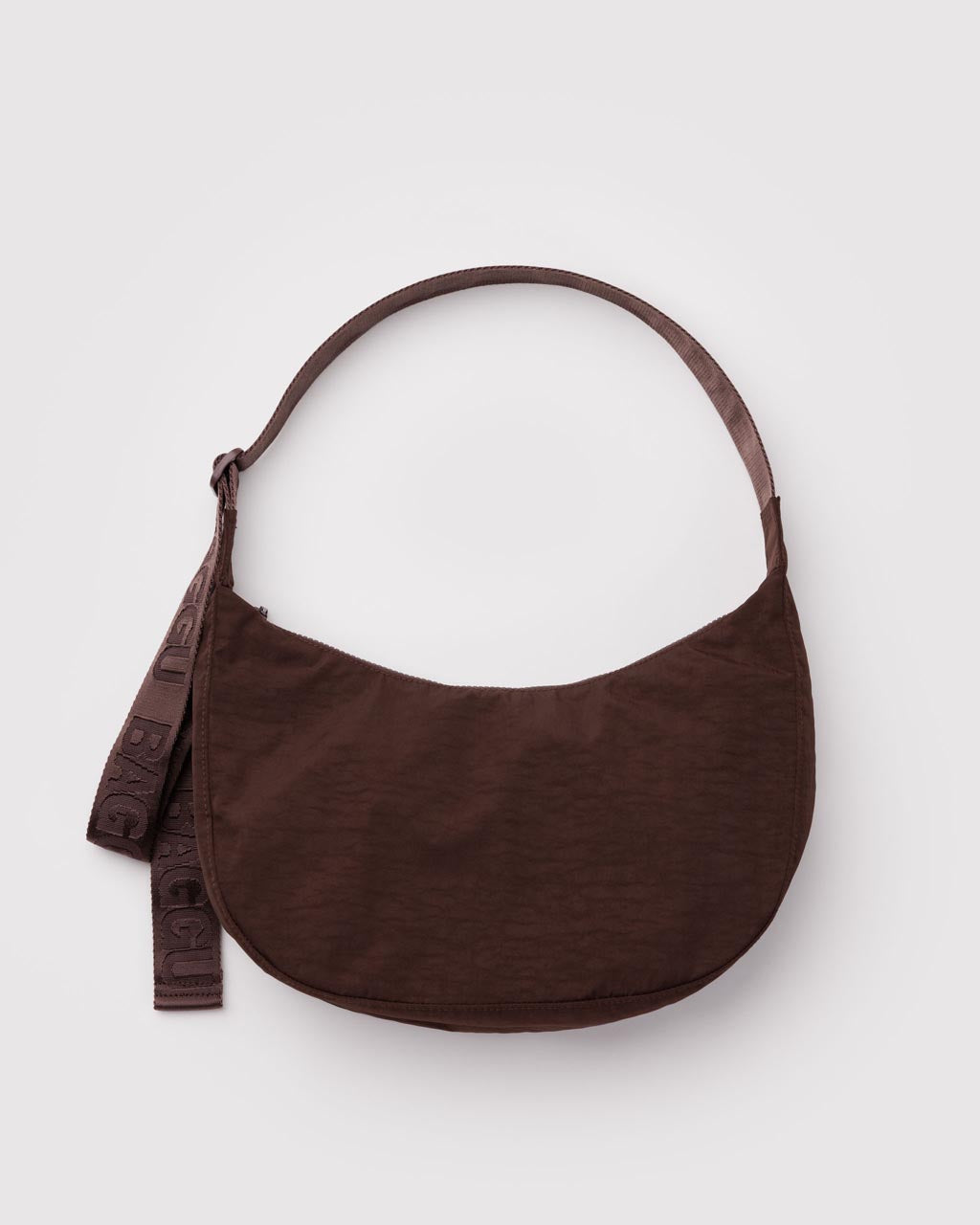 Medium Nylon Crescent Bag w/ Key Leash - Coffee – ban.do