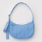 sky blue medium crescent bag