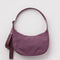 wild plum medium crescent bag
