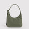 olive green mini nylon shoulder bag