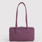 wild plum nylon bowler bag