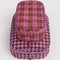 set of two packing cubes: pink plaid and pink houndstooth