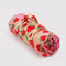 gradient puffy picnic blanket with strawberry print