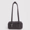 small washed black denim bowler bag