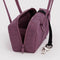 opened wild plum small bowler bag