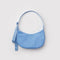 sky blue small crescent bag
