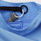 interior key leash of sky blue small crescent bag
