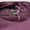 interior key leash of wild plum small crescent bag