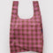 pink tartan plaid standard baggu