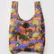 multicolor standard baggu with turtle print