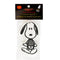 back view of snoopy skeleton air freshener