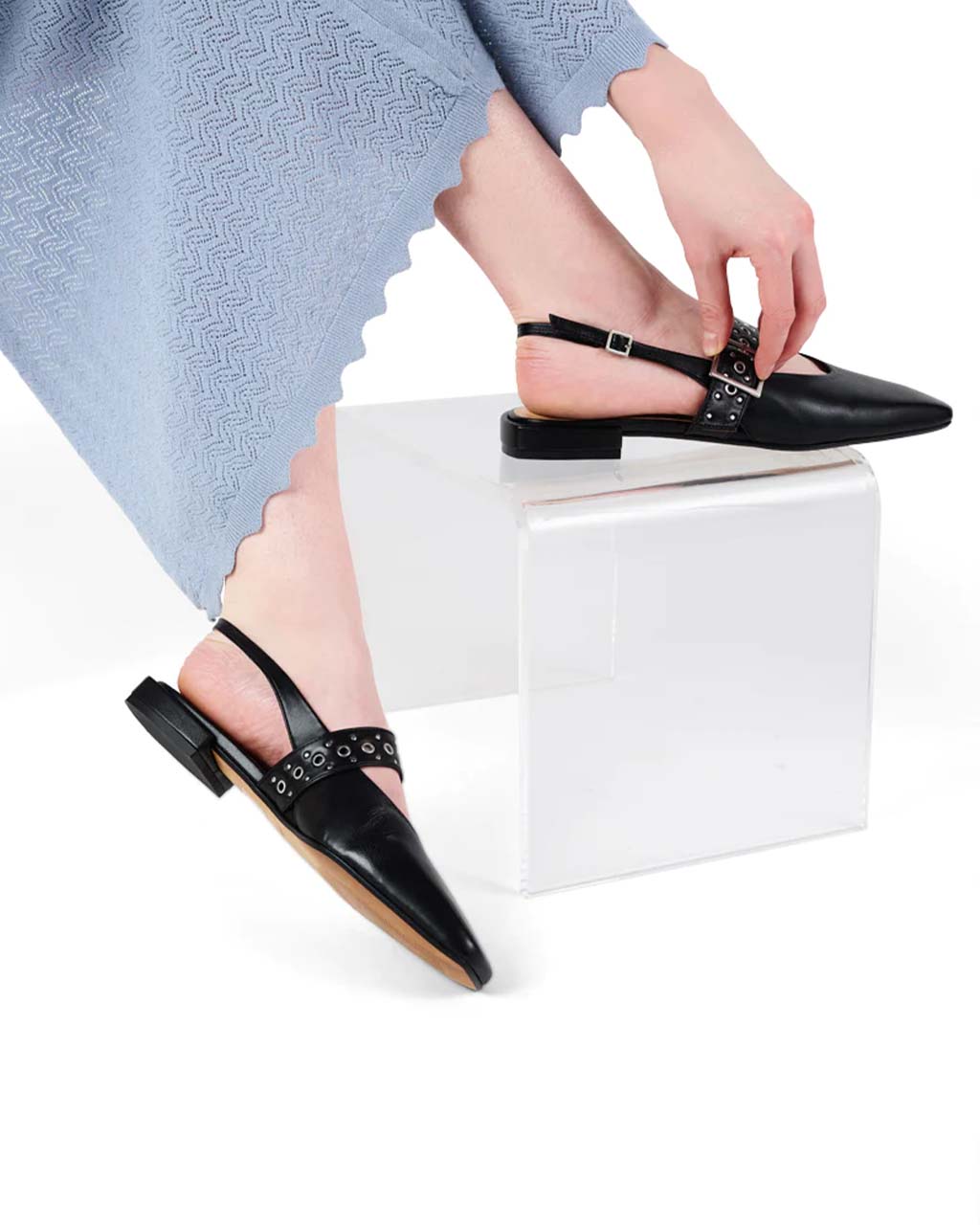 Pearl Slingback Ballet Flat - Black ban.do Pearl Slingback Ballet Flat - Black ban.do