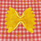 farfalle pasta shaped rug