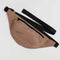 light brown crescent fanny pack
