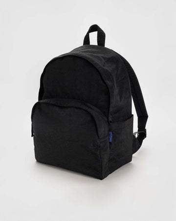 black large nylon backpack