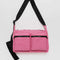 bright pink medium cargo crossbody bag