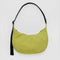 lime green medium nylon crescent bag