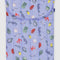 periwinkle 16 in. puffy laptop sleeve with colorful sea creature print