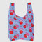 light blue standard baggu with my melody and strawberry print