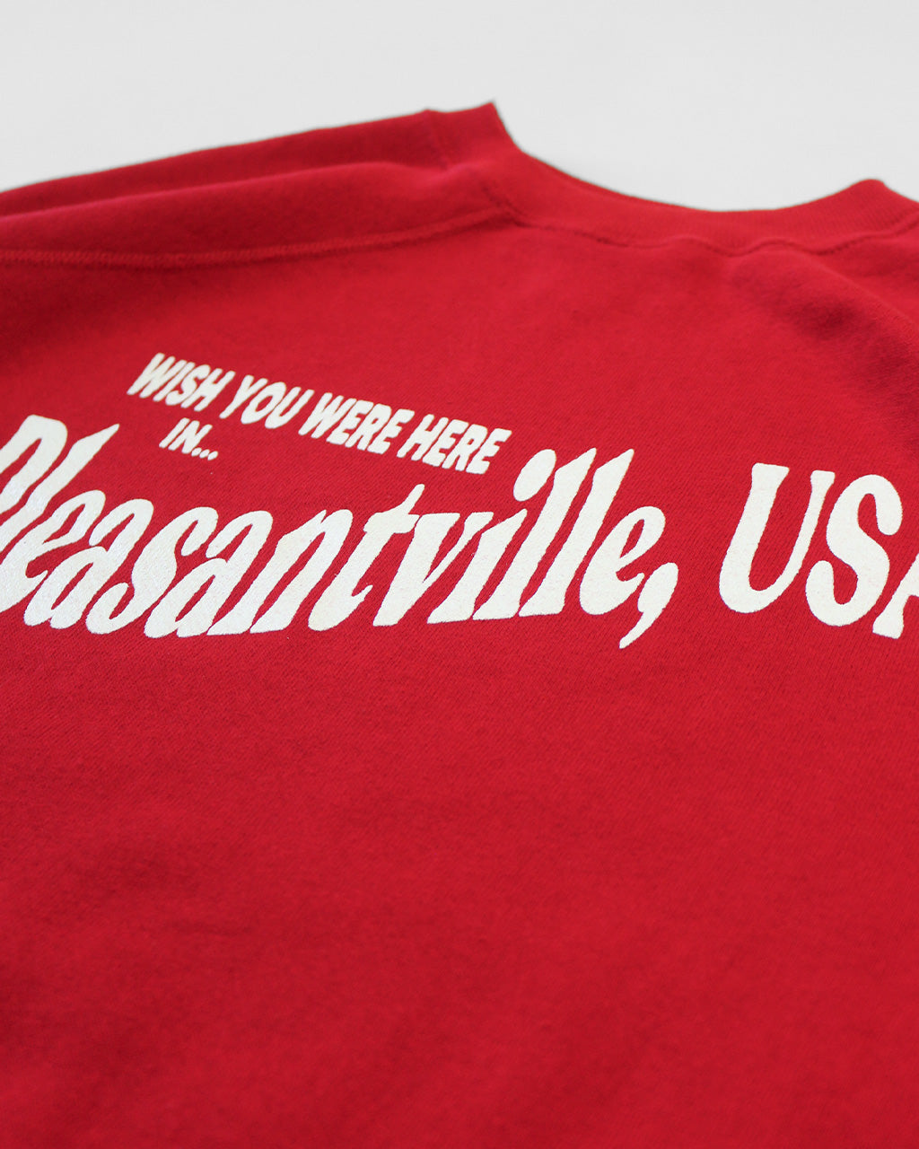 Wish You Were Here In Pleasantville Sweatshirt Red –