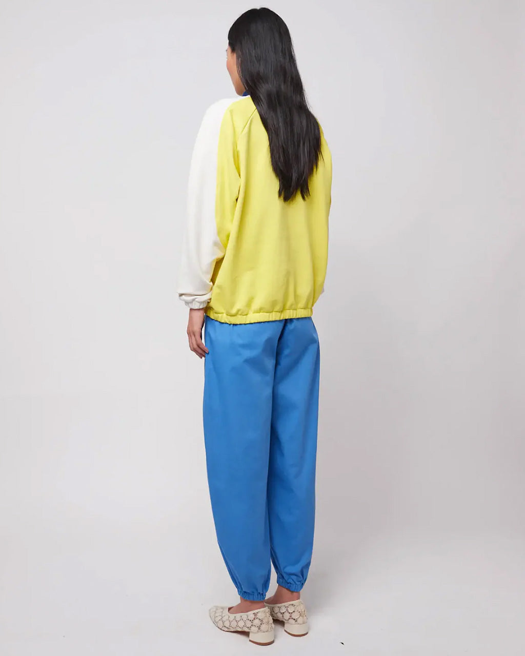 Color Block Zipper Sweatshirt – ban.do