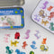 up close of sticker flakes