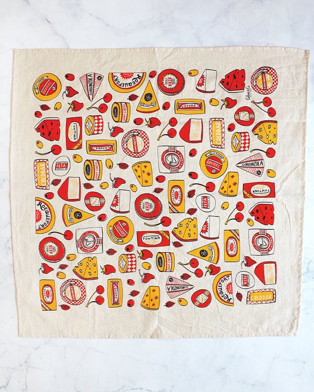Cheese Shop Tea Towel