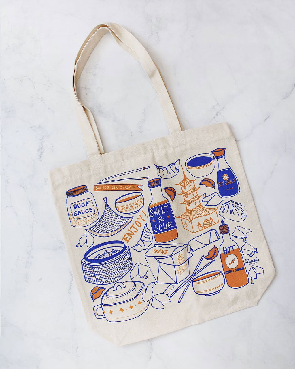 THANK YOU — ENJOY! CANVAS TOTE BAG — Calhoun & Co
