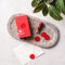 red poppy wax stamper set with metal stamper