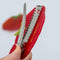 model opening clip on mega berry hair clip