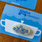 cornflower 'pyrex inspired' circle hair clip