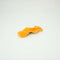 orange swirl wavy hair clip